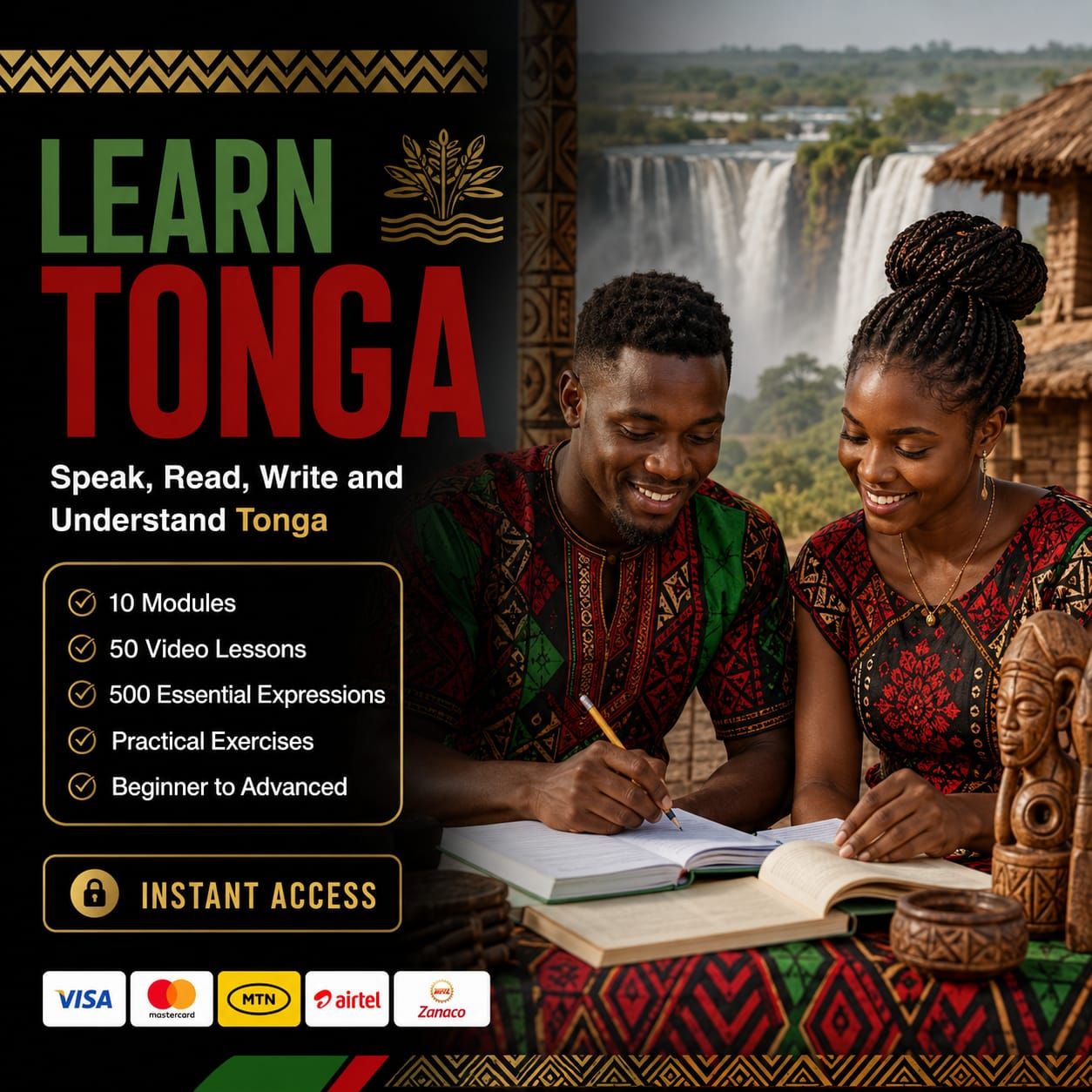Learn Tonga – Speak, Read, Write and Understand Tonga with Confidence