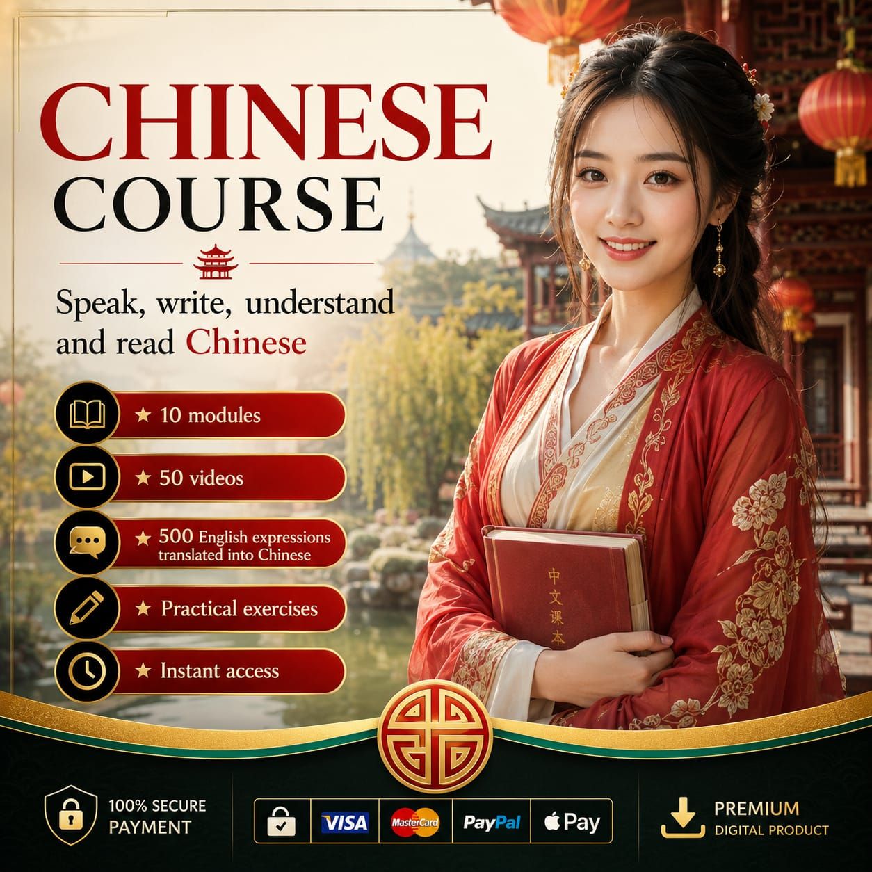 Master Chinese with Confidence – Speak, Read, Write & Understand Chinese Faster Than Ever