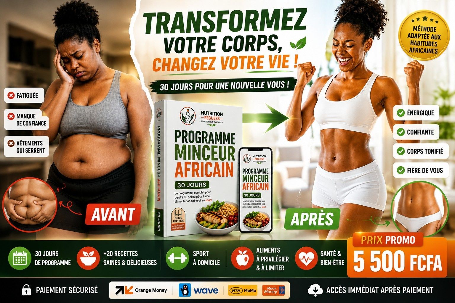 𝗣𝗿𝗼𝗴𝗿𝗮𝗺𝗺𝗲 𝗠𝗶𝗻𝗰𝗲𝘂𝗿 𝗔𝗳𝗿𝗶𝗰𝗮𝗶𝗻 – 30 jours