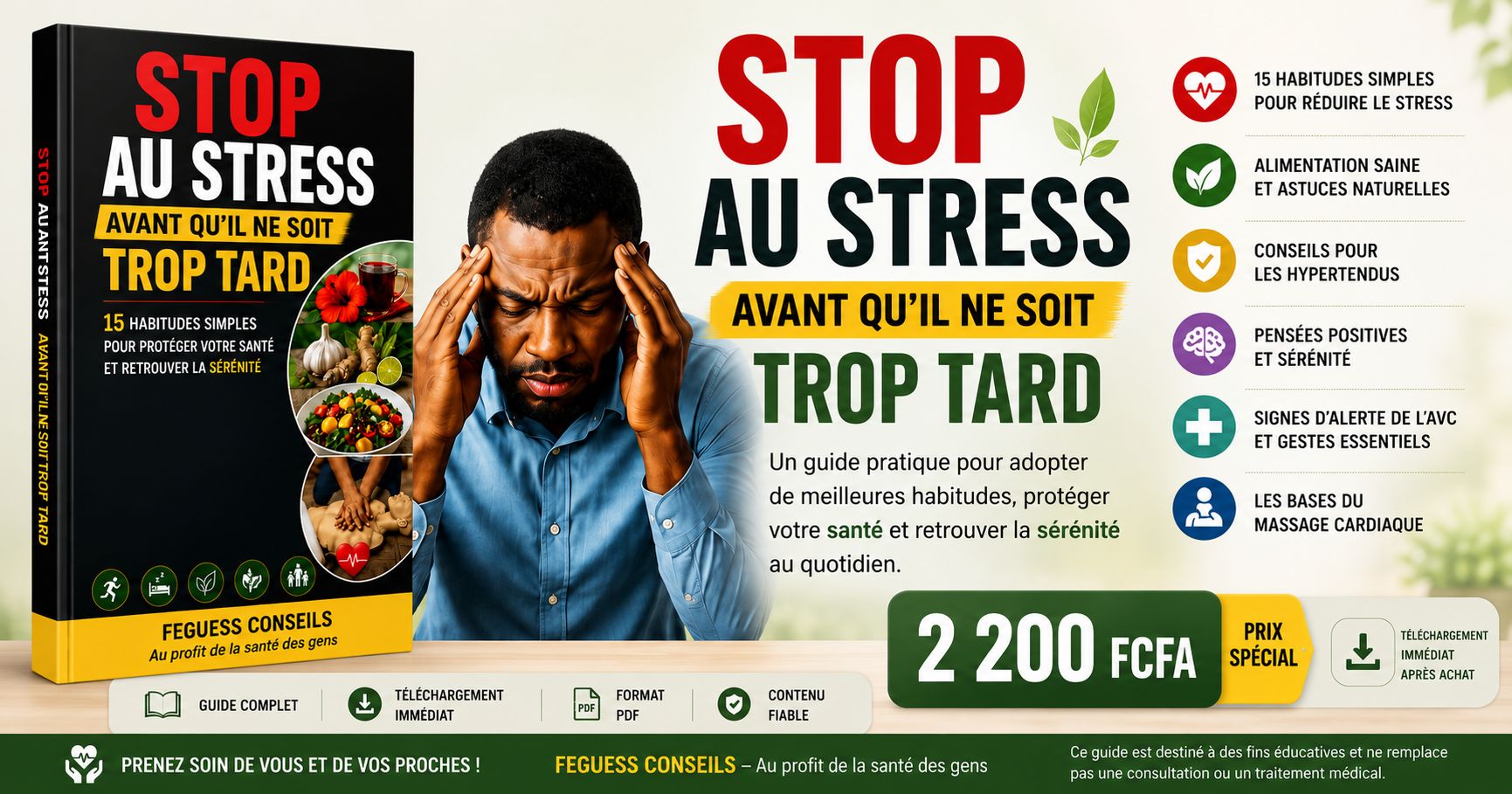 ✅ Stop au Stress : 15 habitudes pour protéger votre santé