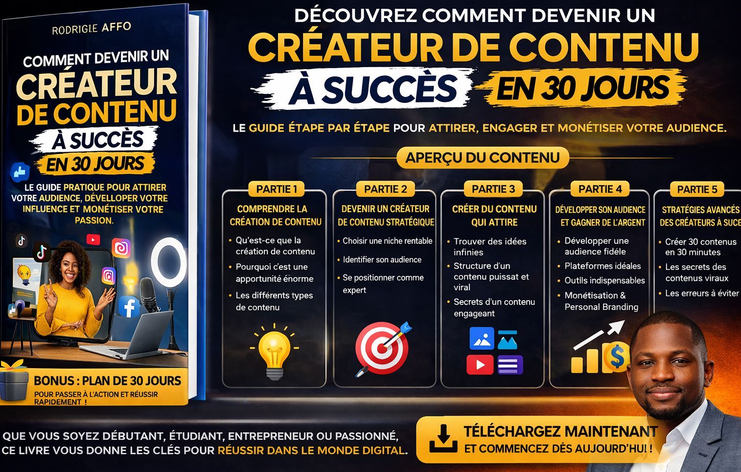 Devenir Créateur de contenu à succès en 30 jours