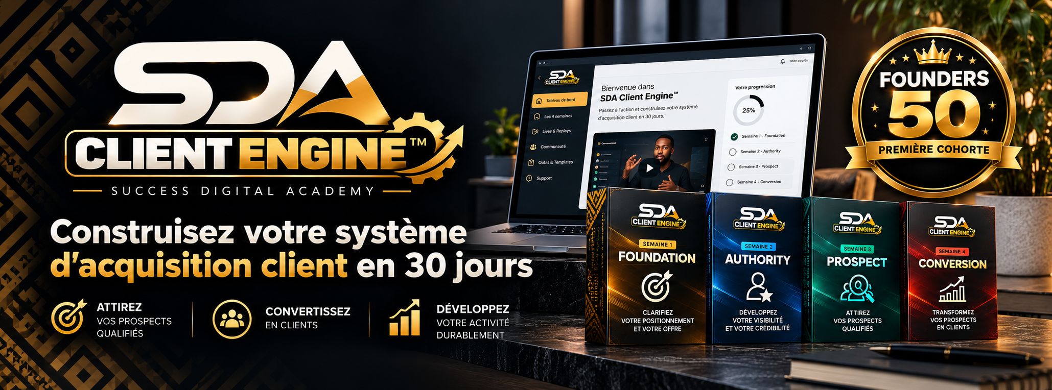 SDA CLIENT ENGINE™ — FOUNDERS 50