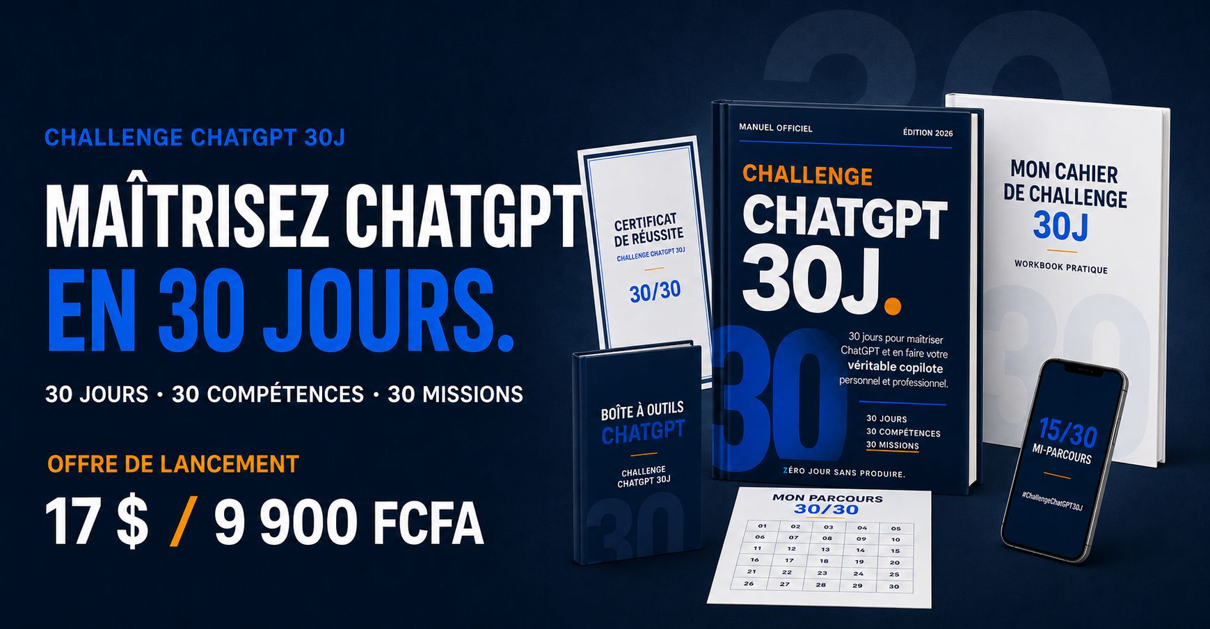 Challenge ChatGPT 30J | Maîtrisez ChatGPT en 30 jours