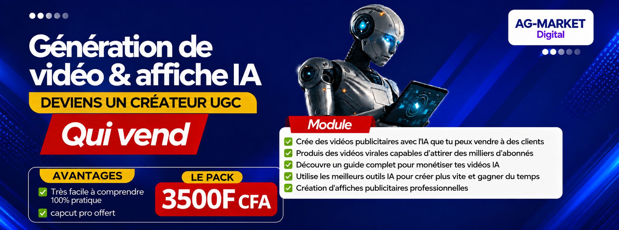 Création des vidéos publicitaire avec IA.