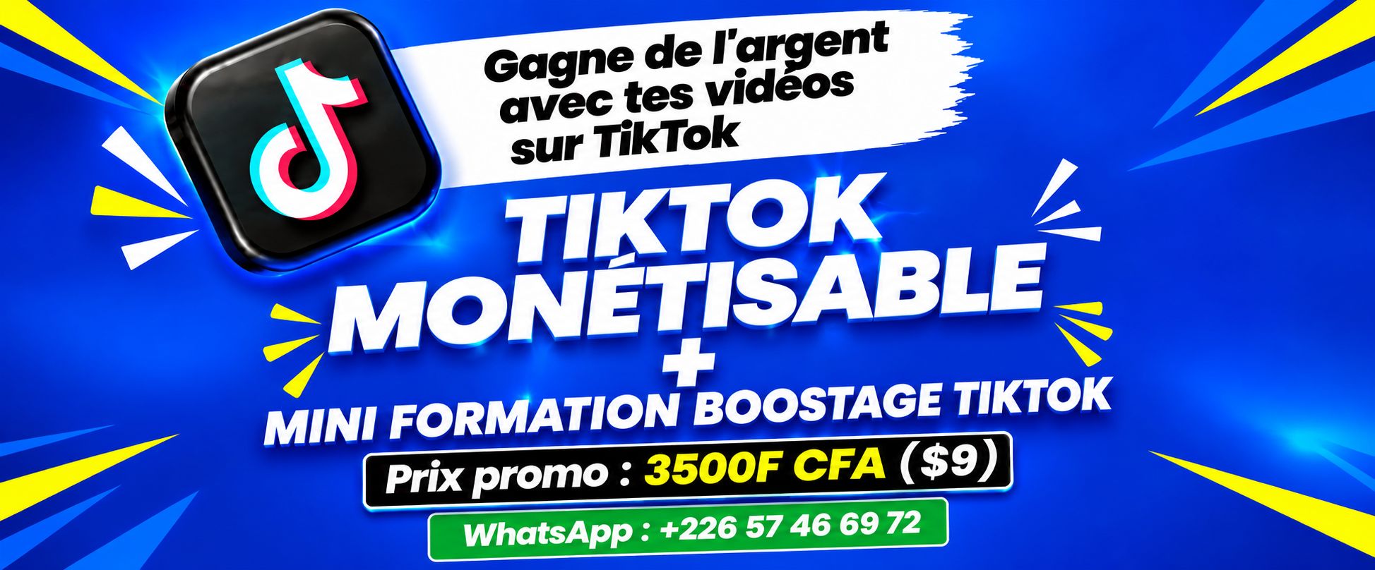 𝗠𝗼𝗻é𝘁𝗶𝘀𝗲 𝘁𝗼𝗻 𝗰𝗼𝗺𝗽𝘁𝗲 𝗧𝗶𝗸𝗧𝗼𝗸 𝗲𝘁 𝗴𝗮𝗴𝗻𝗲 𝗱𝗲 l’𝗮𝗿𝗴𝗲𝗻𝘁 𝗱è𝘀 𝟮𝟬𝟮𝟲