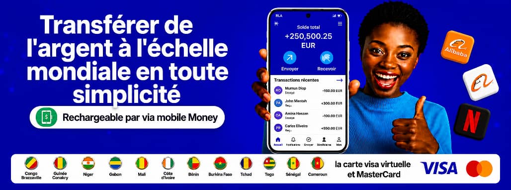 Paiement Instantané Global avec Carte Visa Virtuelle Prépayée Mastercard