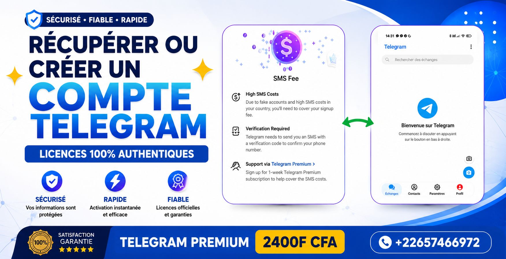 Récupérez Votre Compte Telegram Rapidement – Service d'Assistance Pro