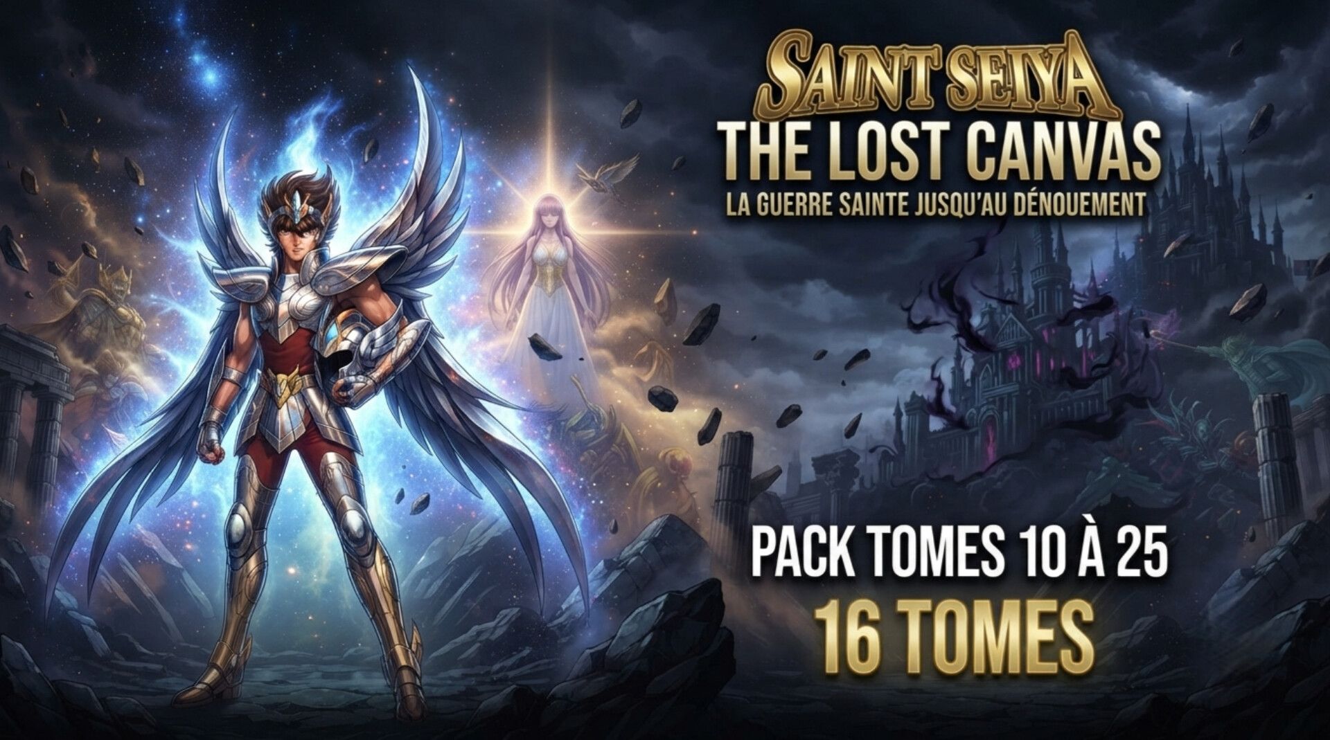 Pack Manga : Saint Seiya The Lost Canvas (Tome 10 - 25)