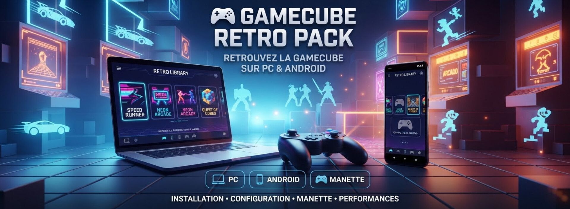 GameCube Retro Pack : Jouez sur PC & Android