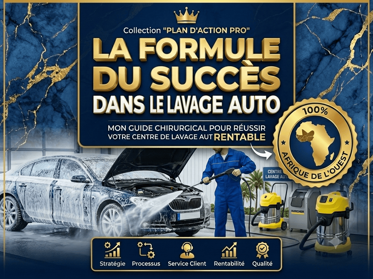 LA FORMULE DU SUCCĂS DANS LE LAVAGE AUTO.
