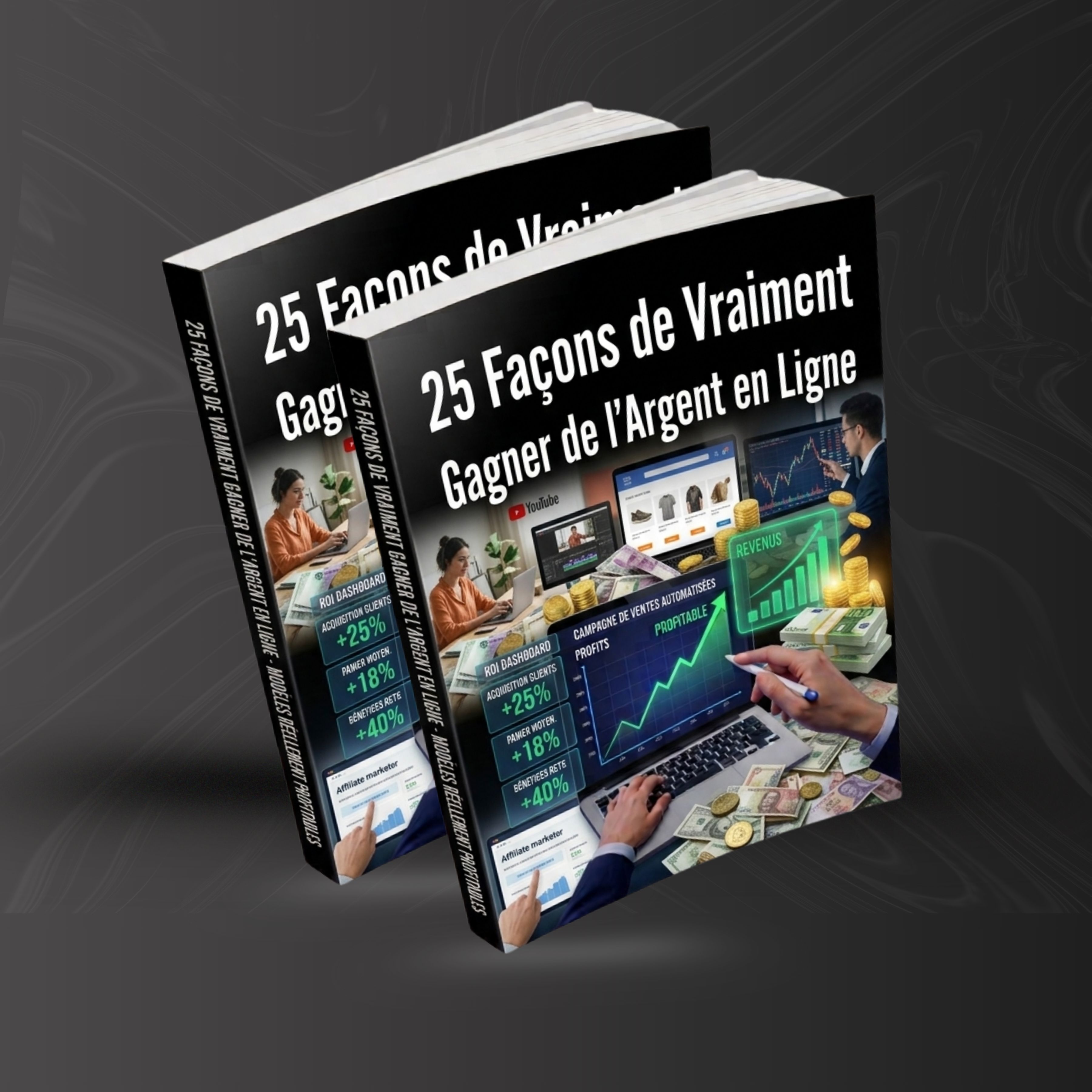25 Façons de Vraiment  Gagner de l'Argent en Ligne