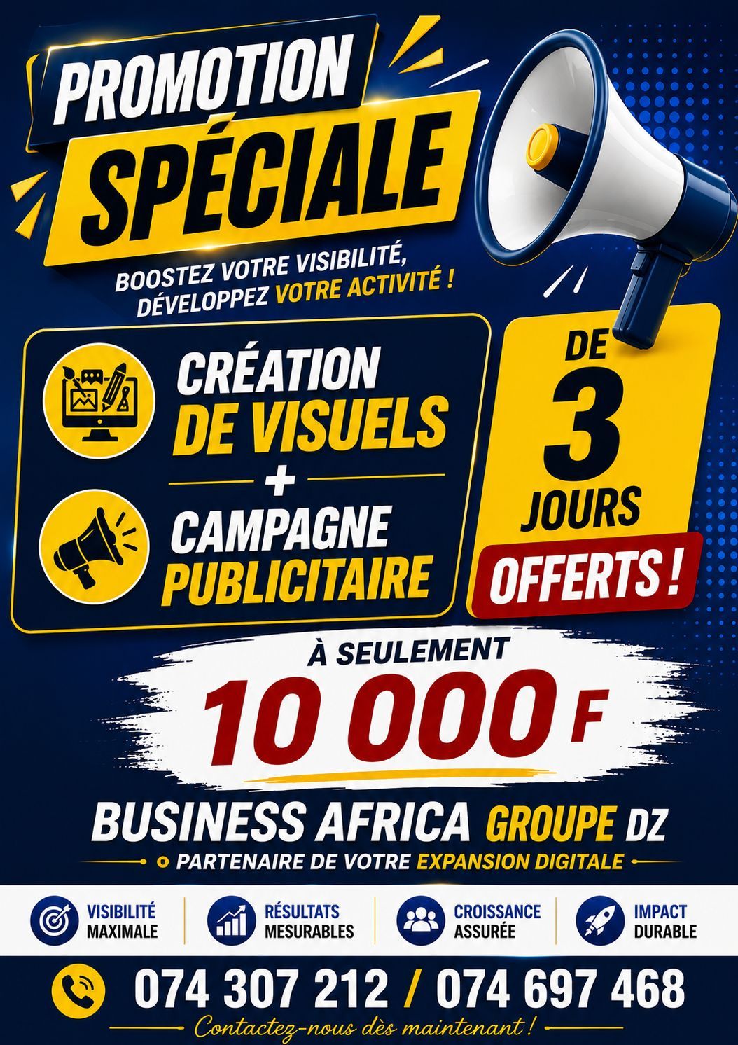Pack Affiche Publicitaire & Boost