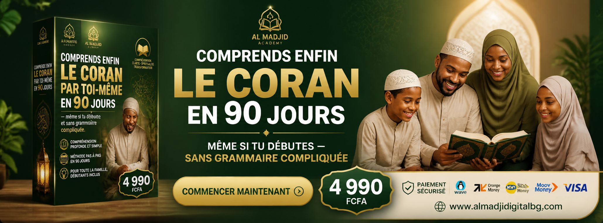 Comprends enfin le Coran par toi-même en 90 jours — même si tu débutes et sans grammaire compliquée