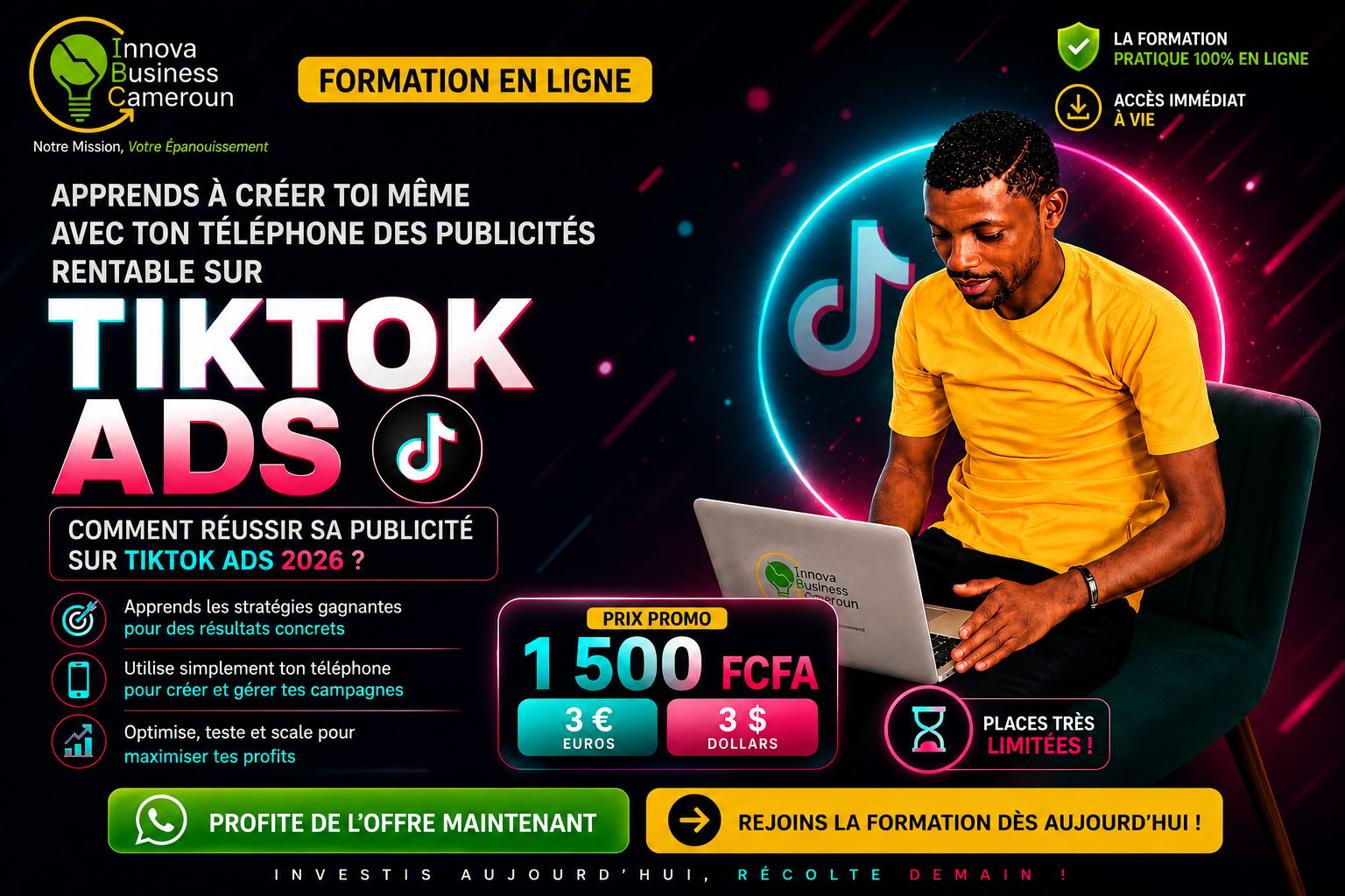 FORMATION SUR LA PUBLICITÉ TIKTOK ADS ET LA MONETISATION