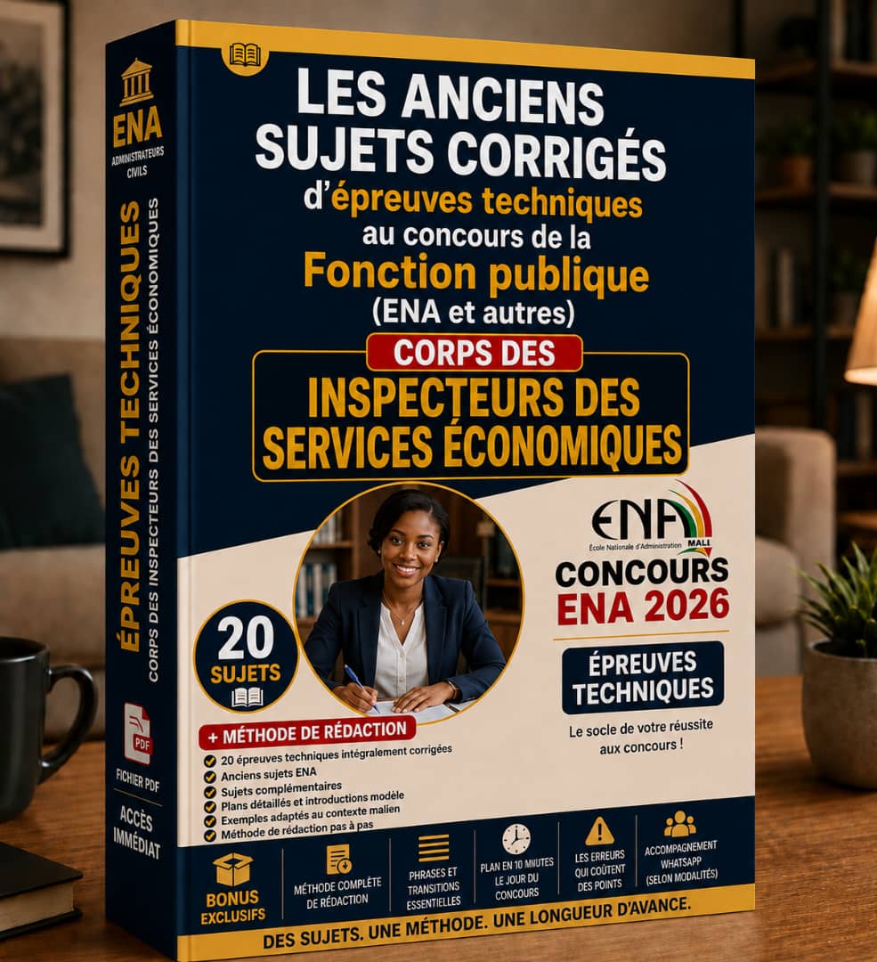 Pack Ultime Inspecteurs des Services Économiques – Anciens Sujets Corrigés
