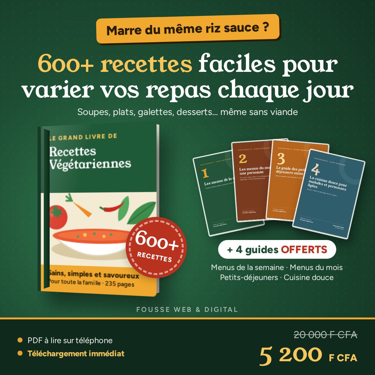 😩 Marre du même riz sauce ? 600 recettes faciles pour varier vos repas chaque jour