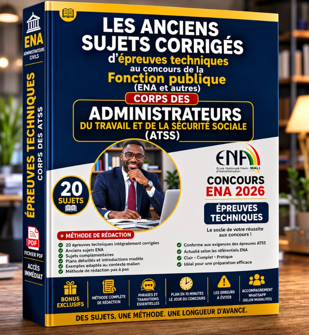 Corps des ADMINISTRATEURS DU TRAVAIL ET DE LA SECURITE SOCIALE (ATSS) : sujets corriges