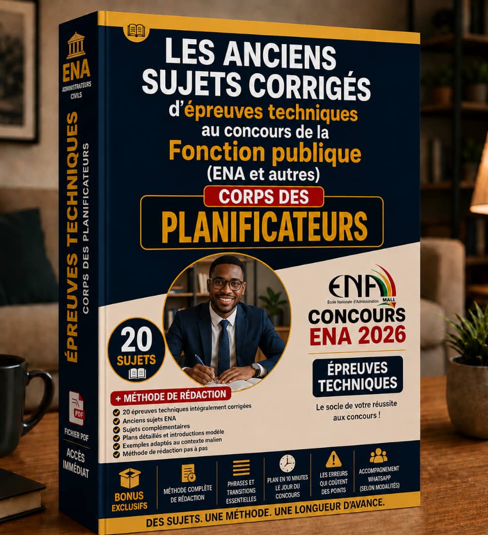 PACK ULTIME PLANIFICATEUR; Les Anciens Sujets Corrigés des Épreuves Techniques