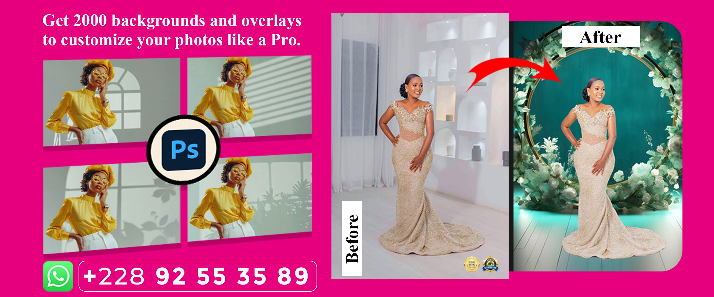 2000 Premium Resources (digital overlays & backdrop/backgrounds) for photo studios and photographers