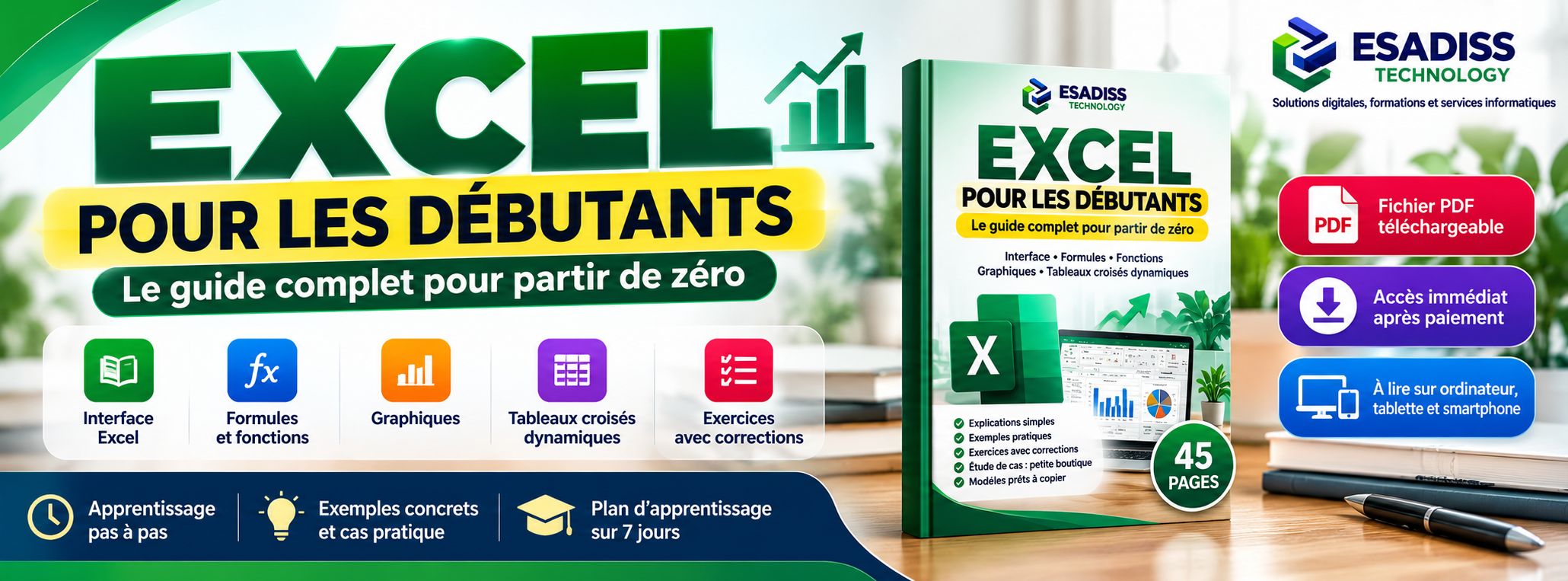 Excel pour les débutants - Le guide complet pour partir de zéro
