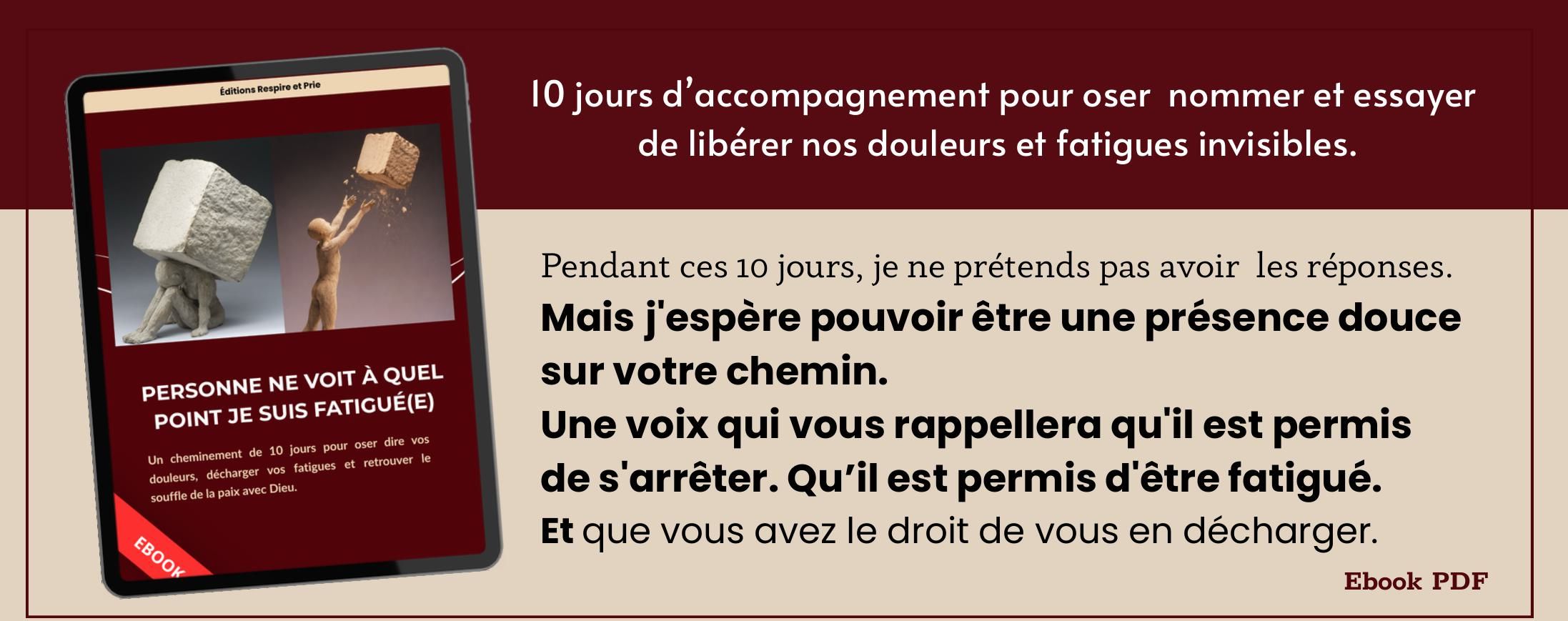 Personne ne voit à quel point je suis fatigué(e)