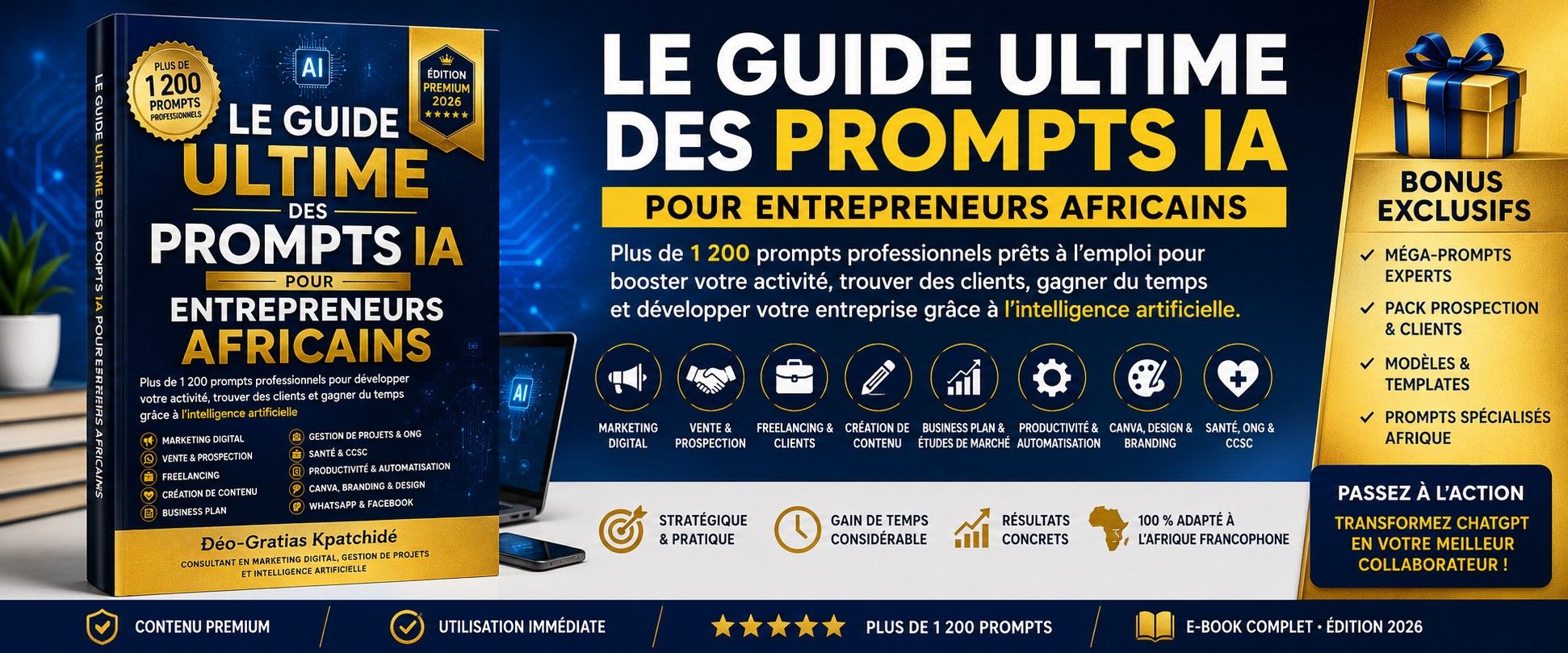 Le Guide Ultime des Prompts IA pour Entrepreneurs Africains