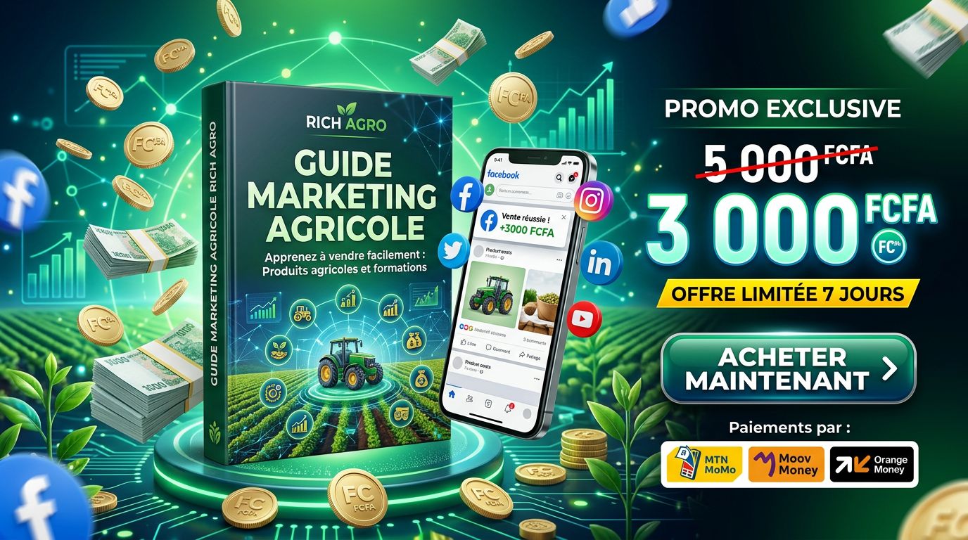 Guide Marketing Agricole Complet: Stratégies Secrètes Pour Écouler Produits et Formations Rapidement