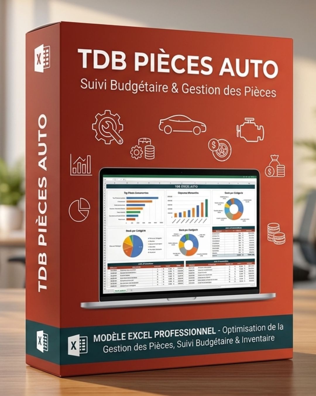 Template de Gestion Pièces Auto