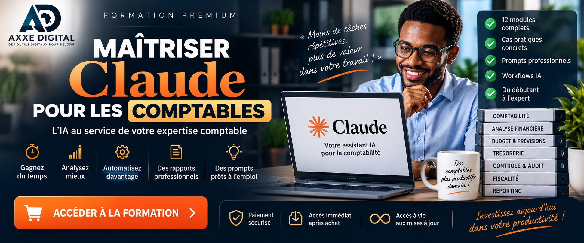 Claude IA pour Comptables; Apprenez à utiliser l’IA pour mieux travailler en comptabilité