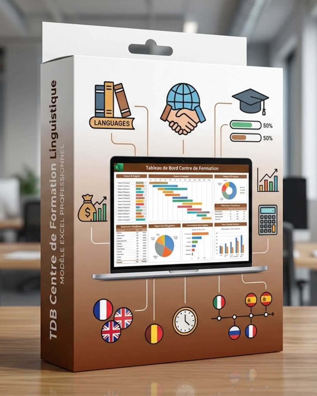 Template de Gestion d'un Centre Linguistique