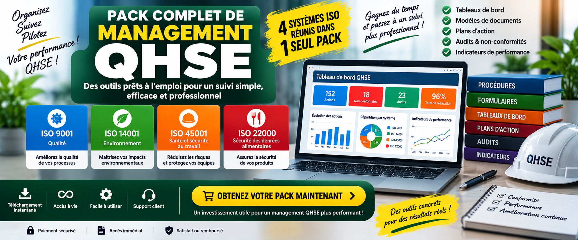 Système complet de management QHSE
