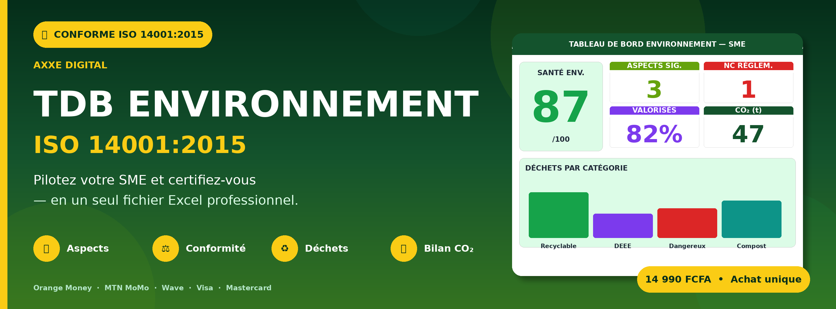 SYSTÈME DE MANAGEMENT DE L'ENVIRONNEMENT — ISO 14001:2015