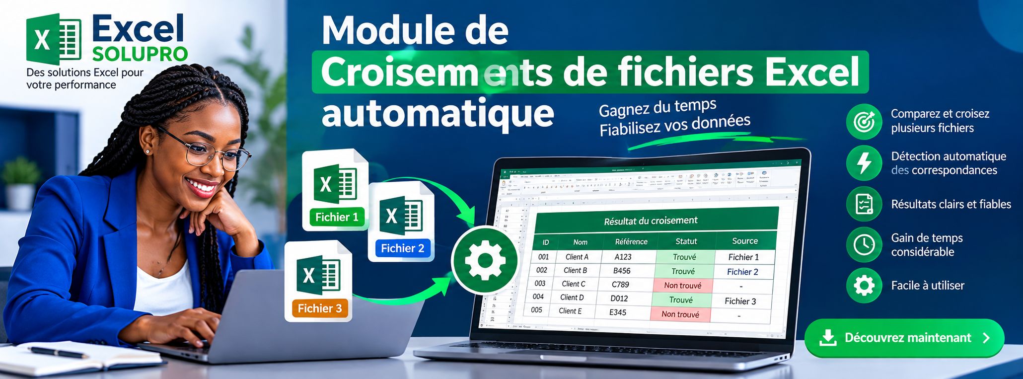 Module de Croisements de fichiers Excel