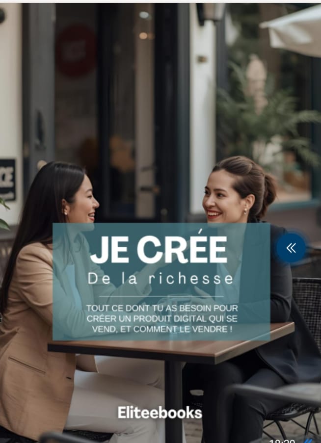 JE CRÉER DE LA RICHESSE