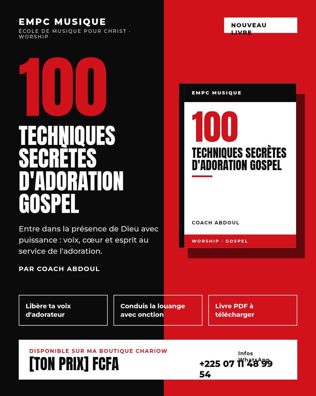 LIVRE DES 100 TECHNIQUES D'ADORATIONS PDF EMPC
