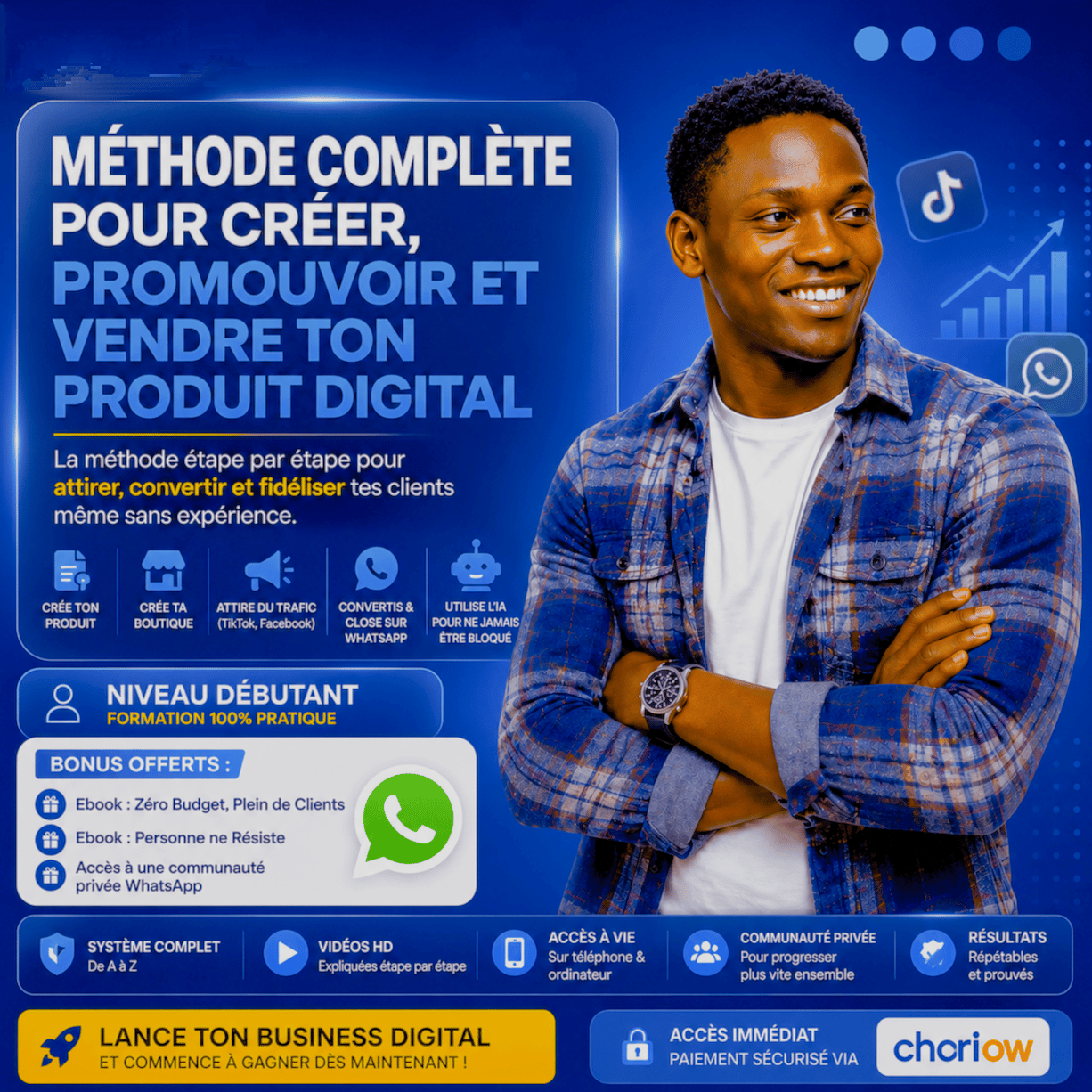GÉNÉRER JUSQU'À 200 000FCFA/MOIS DEPUIS TON TÉLÉPHONE: sans Capital sans Expérience