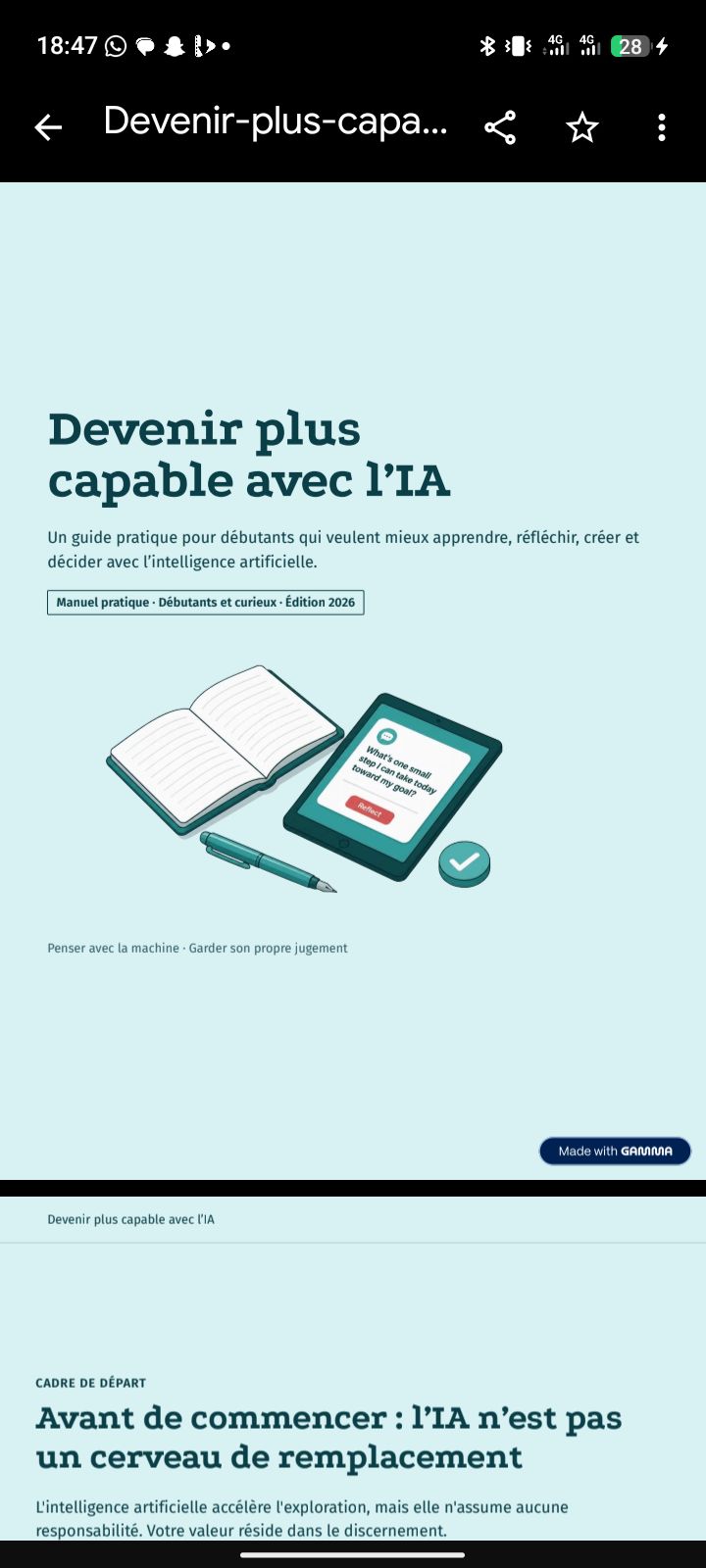 Devenir bcp plus capable avec l'IA