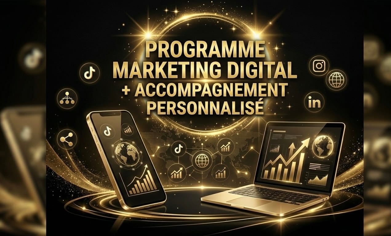 Programme Marketing Digital + Accompagnement Personnalisé