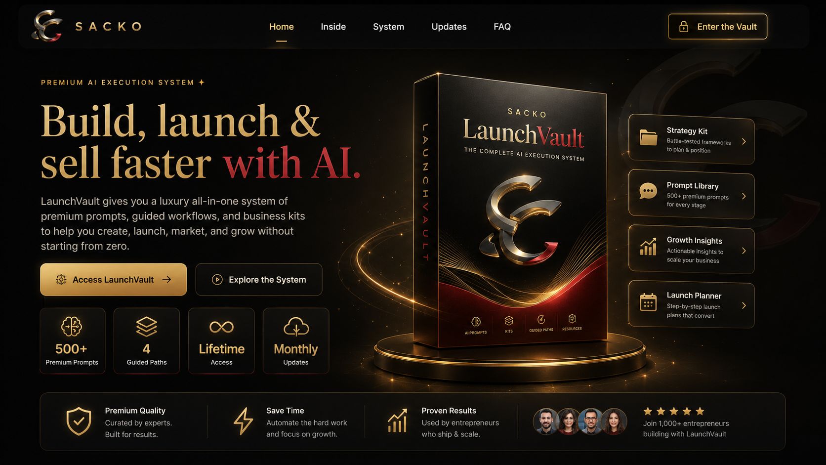 LAUNCH VAULT