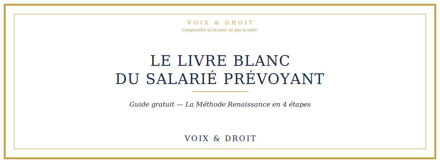 Le Livre Blanc du Salarié Prévoyant