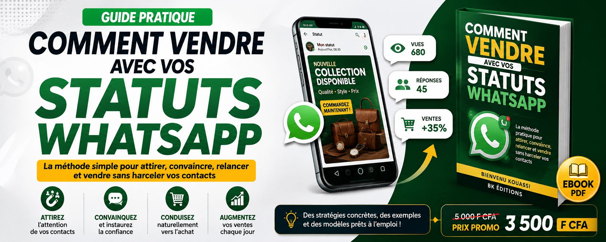 COMMENT VENDRE AVEC VOS STATUTS WHATSAPP ?
