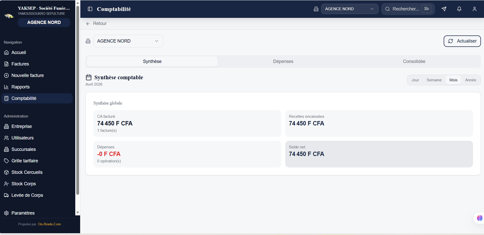 OBC-FUNERARIUM - Application de Gestion Funéraire
