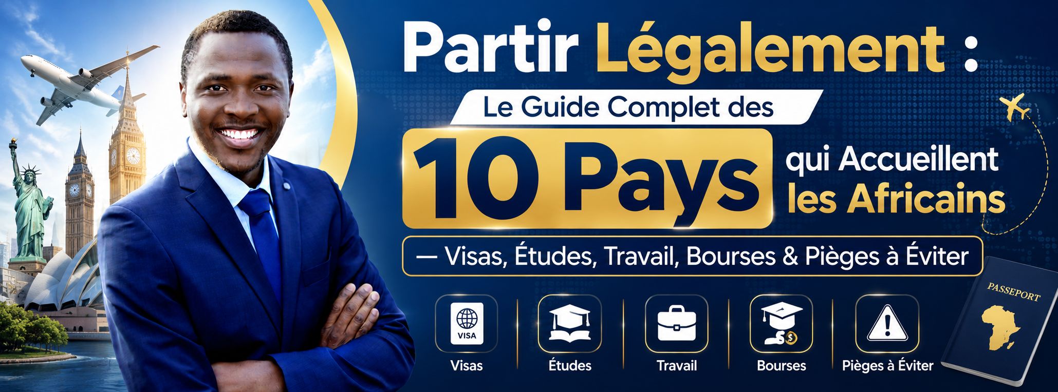 Guide Complet : 10 Pays pour Étudier, Travailler et S'Installer Légalement