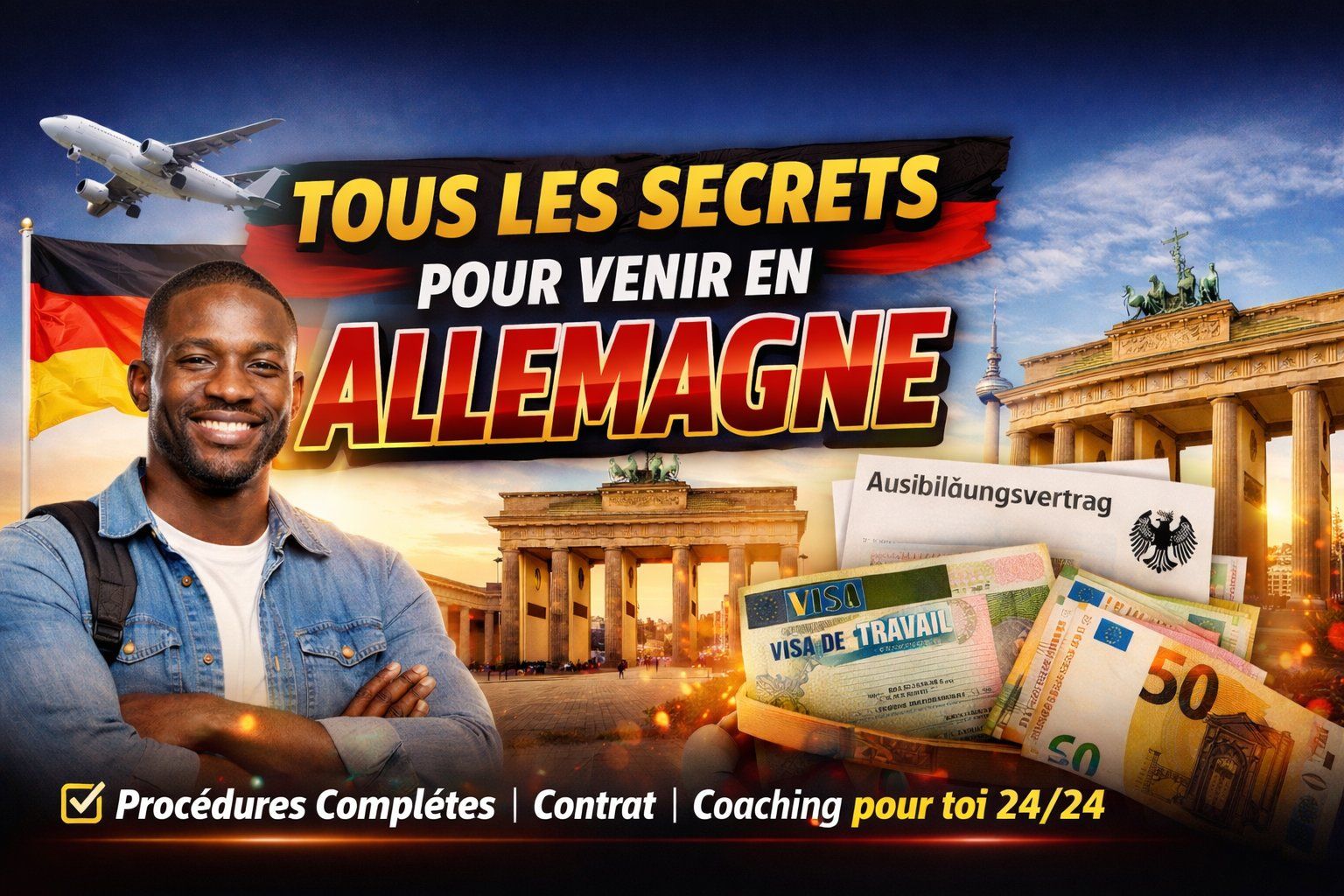 DÉCOUVRE TOUS LES SECRETS POUR ALLER EN ALLEMAGNE SANS PERDRE DES MILLIONS DE FCFA