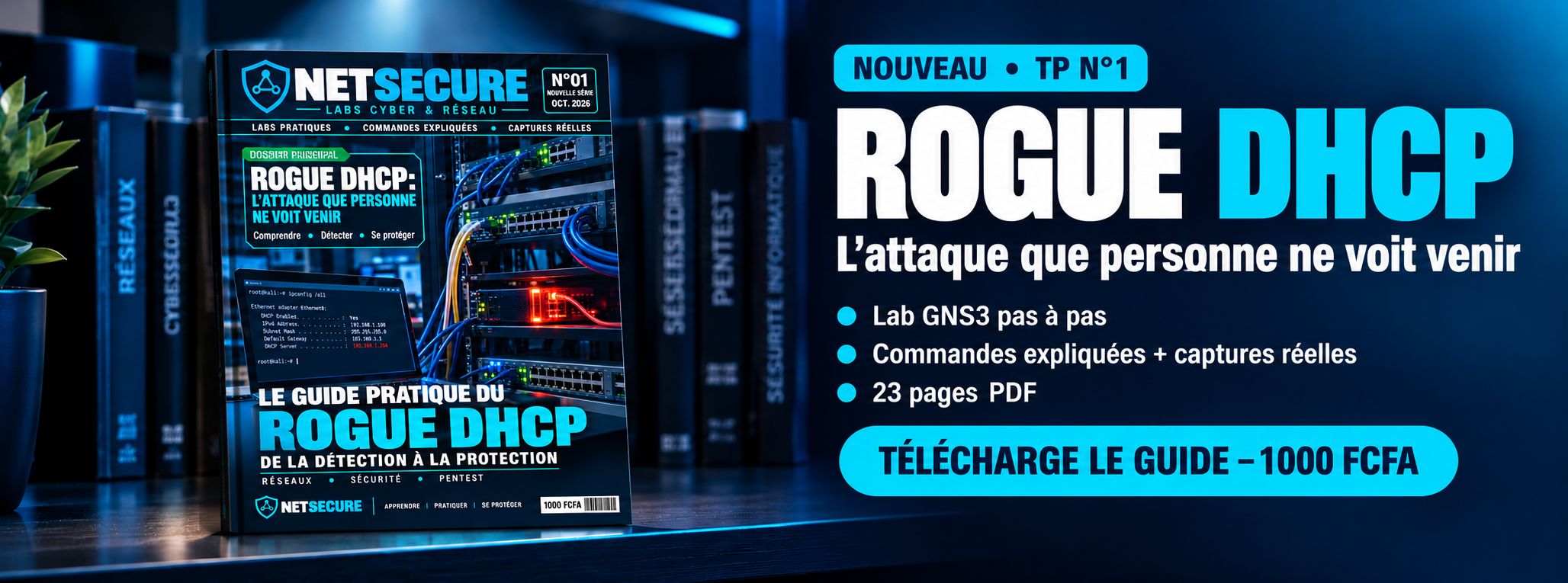 Rogue DHCP : l’Attaque que Personne ne Voit Venir (Lab GNS3 inclus)
