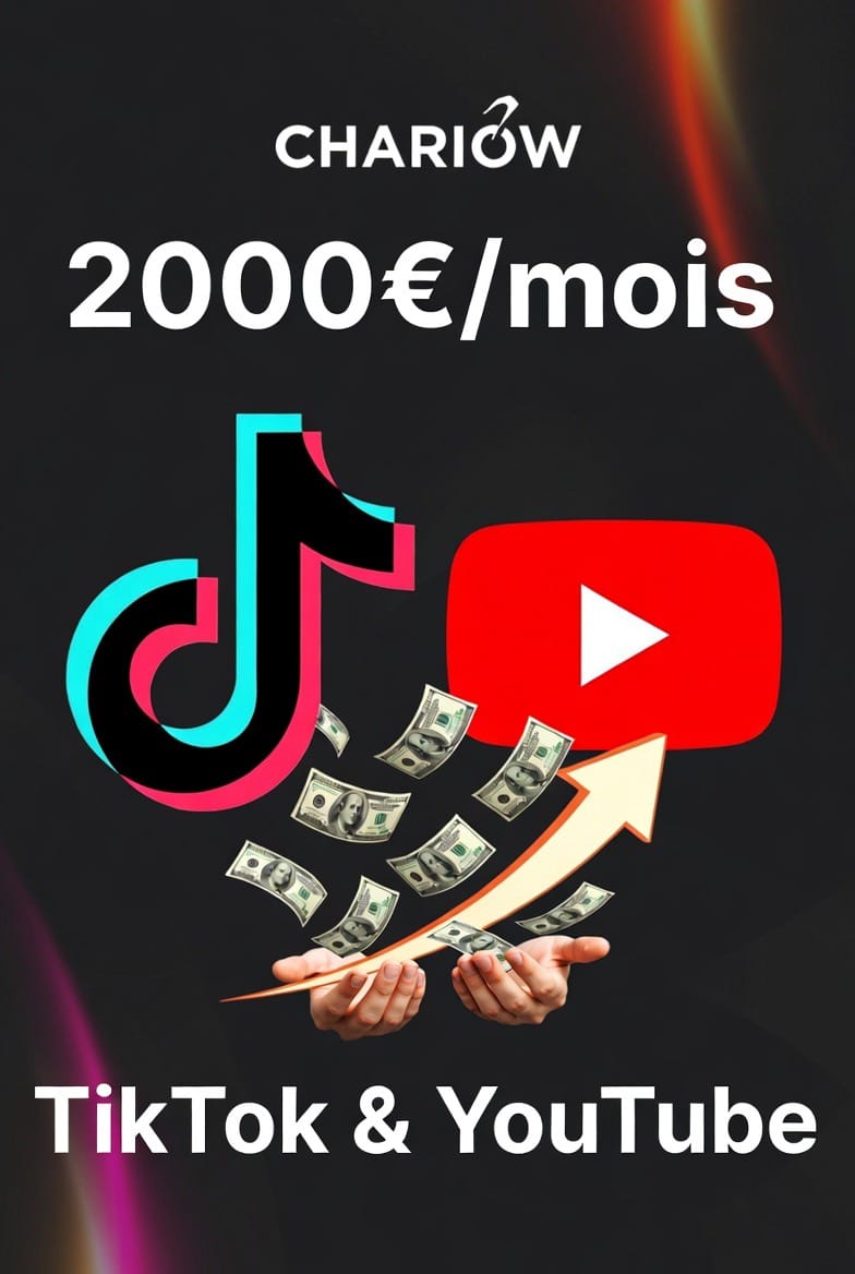 Formation Monétisation : Gagne tes premiers 2000€/mois avec Chariow & Contenu Viral