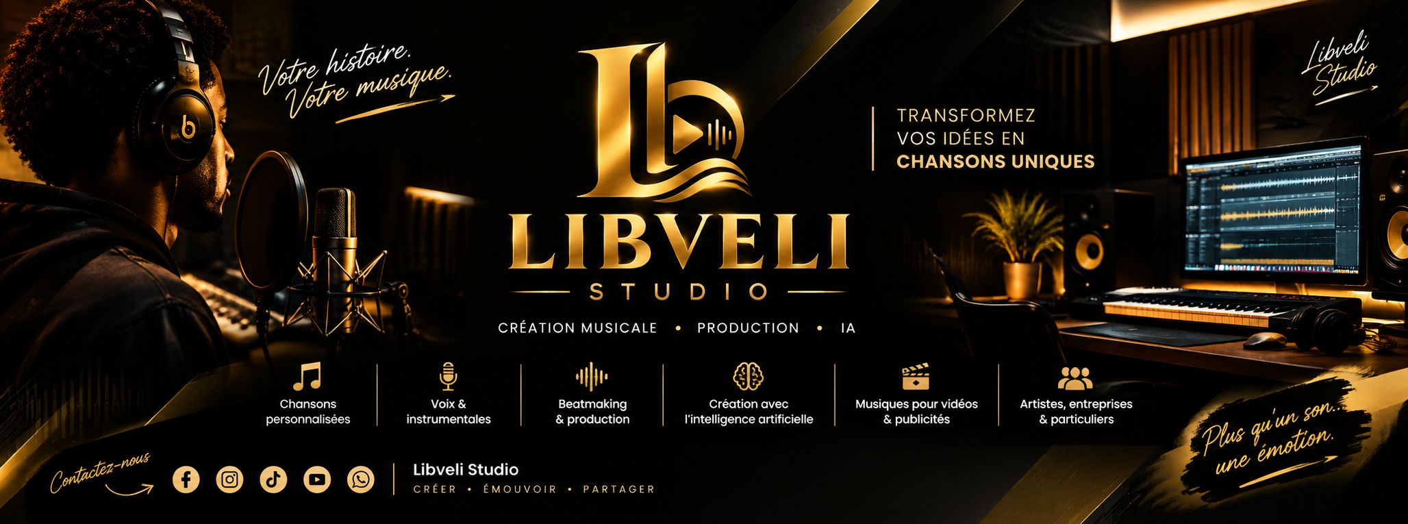 Crée votre musique 🎵 avec Libveli