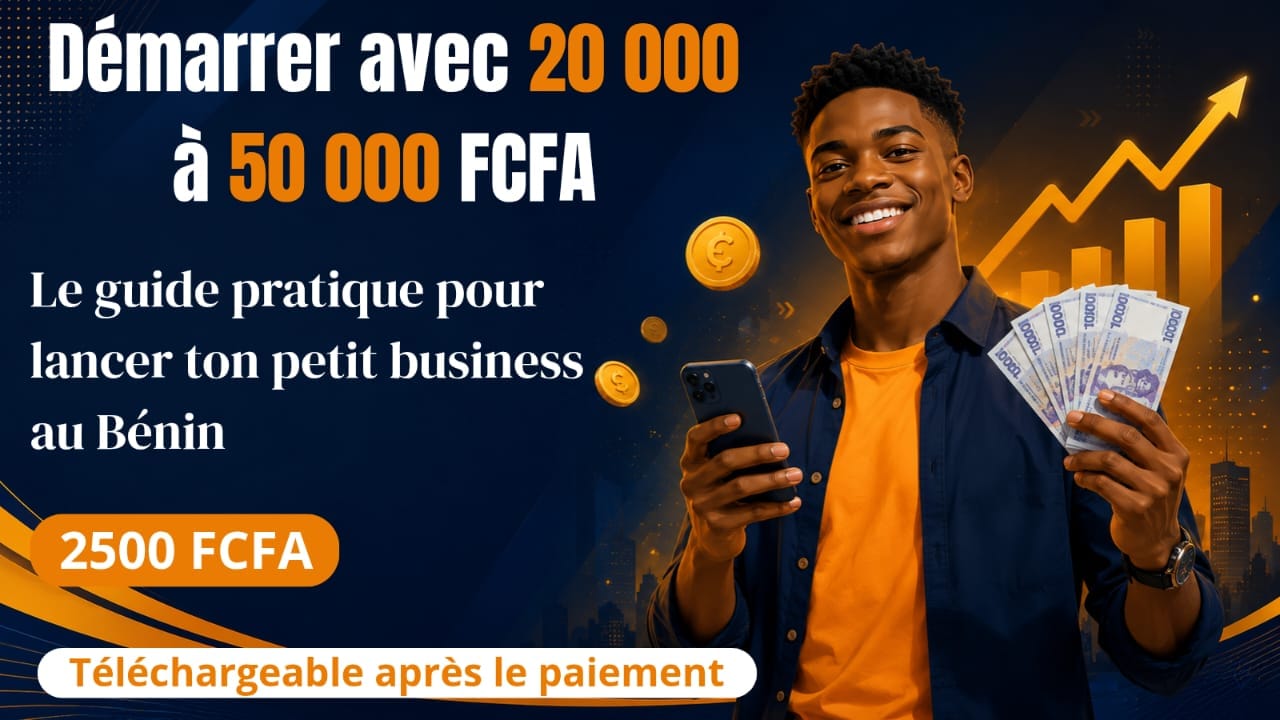 E-book sur DÉMARRER AVEC 20 000 À 50 000 FCFA