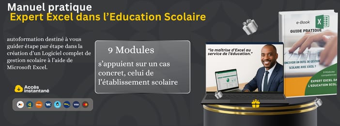 Manuel Excel Pratique : Conception Logiciel Scolaire pas à pas