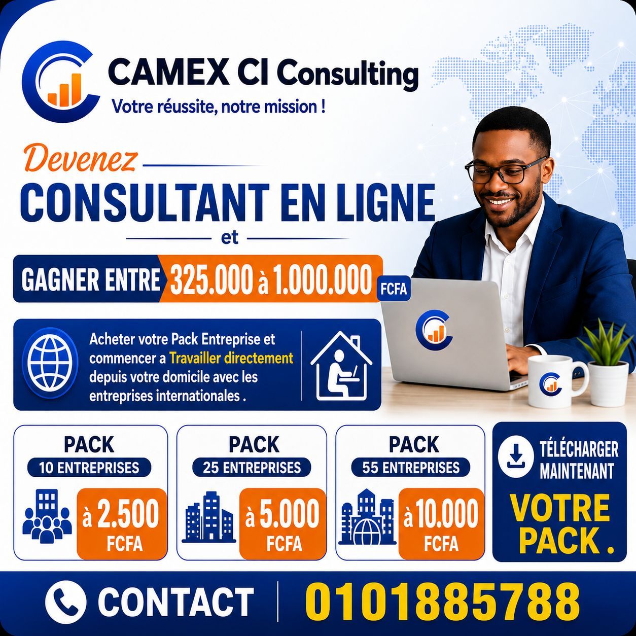 Packs Emploi Télétravail international